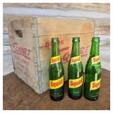 Squirt Soda Crate w/ Bottles