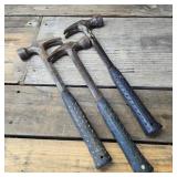 Three Estwing Hammers