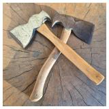 Vintage Hatchet Pair w/ True Temper Flint Edge
