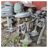 Lot of 10 Vintage Outboard Motors