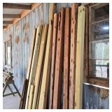 Lumber / Beam Pile w/ 2 x 4s