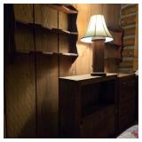 Rustic Children's Furniture w/ Shelves & Lamp