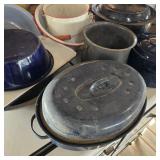 Lot of Enamelware w/ Tray & Chamber Pots