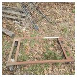 Heavy-Duty Rolling Platform & Hand Tools Lot