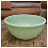 Fire King Jadeite 7' Swirl Bowl