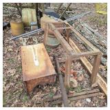 Lot of Scrap Metal w/ Heavy Track Section