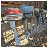Lot of 9 Vintage Outboard Motors (South Side)