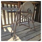 Antique Richards-Wilcox Pedal Grinding Stone