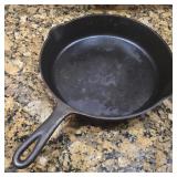 10 1/2' Cast Iron Skillet Marked 8-Q