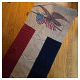 Vintage Patriotic American Eagle Banner