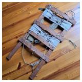 Vintage Wooden Frame Backpack