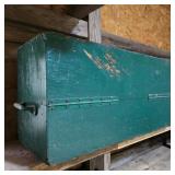 Green Bolt-Locking Carpenters Chest