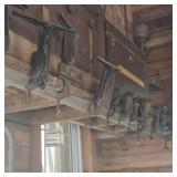 Lot of 32 Antique Saw Clamps & Grinders