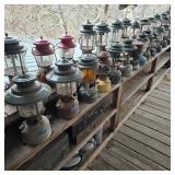 Lot of  35 Vintage Lanterns (Left Side)