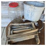 Washer Wringer Project w/ Jar & Deluxe Bucket