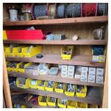 Contents of Shelves: Chain Spools & Hardware