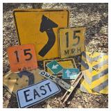 Lot of Road Signs