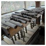 Large Lot of T-Handled Auger Bits