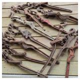 Lot of 12 Heavy-Duty Chain Load Binders