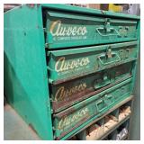 Au-ve-co Small Parts Cabinet w/ Rivets