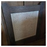 21' x 27' Rustic Framed Beaver Lake Area Map