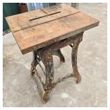 Antique Cast Iron Saw Table