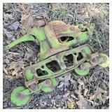 Antique Jamesway Hay Trolley (8' Long)