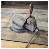 Swivel Vise Holding Mini Ridgid Pipe Wrench