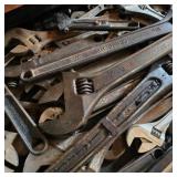 Red Crate of Crescent Wrenches