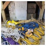 Rolling / Metal Cabinets of Rope & Extension Cord
