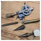 Lufkin Oil Gauge Tape, Dietzgen & Lietz Plumb Bobs