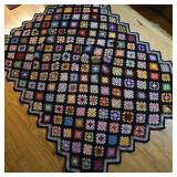 Vintage Granny Square Afghan