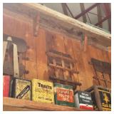 Lot of 6 Antique Backpacks w/ Tins