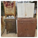 Lot of Vintage Metal Cabinets #3