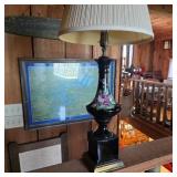 Signed Hand-Painted Lamp