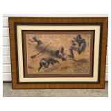 Winchester Western Advertising Print Framed by