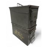 50 Cal Steel Ammo Cans