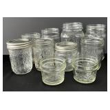 10 Jelly & Canning Glass Jars Joes Crab Shack,
