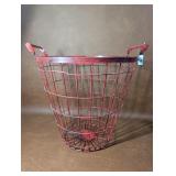 Red Wire Basket