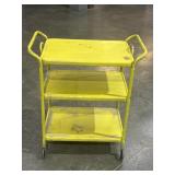 Vintage Metal Kitchen Cart / Utility Cart