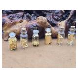 Vials of Pure Gold Flake