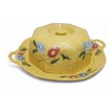 Antique Zell Majolica  LDBC Cake Plate & LID