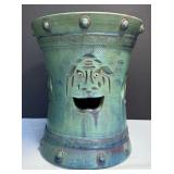 Oriental Ceramic Garden Seat Dragon Beautiful