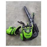 Greenworks Pto 80 Volt Electric Leaf Blower
