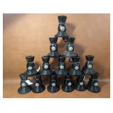 14 Creative Co-Op Jeweled Candle Holders, NOS