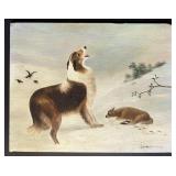 Vintage Painting on Canvas Board by Starnes after