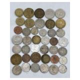 FOREIGN COINS & TOKENS