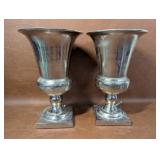 Metal Flared Urn Style Planter