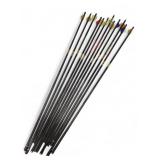 12 Carbon Fiber Arrows Bowhunting Need Fletching