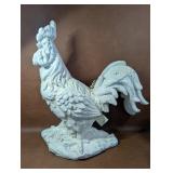 Large Distressed Finished Rooster Statue